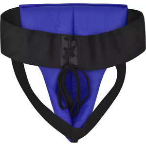 New High Quality Leather <b>Groin</b> <b>Protector</b> OEM Custom Logo Wholesale MMA Guard PU Leather EVA Padding Elastic Comfortable Guard - Product Image 5