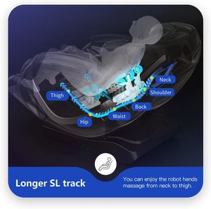 Sillón de Masaje de Cuerpo Completo con Gravedad Cero, Modos Automáticos, Masaje Shiatsu, Sillón Reclinable con Rodillos Fijos y Calefacción - Product Image 3