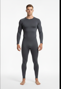 Traje Térmico para Hombre IronFrost Gris, Suave, de Manga Larga, Tejido Transpirable que Brinda Calor Constante en Invierno - Product Image 3