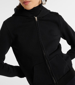 Sudadera con capucha y cremallera de invierno para mujer-Proveedor ODM estampado personalizado de algodón pesado con logotipo frontal para gimnasio y uso al aire libre - Product Image 2