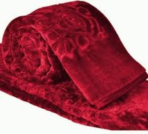 Manta de visón Raschel de lujo de estilo coreano, suave y cálida, de punto, con estampado de rosas, franela de ganchillo, cama de invierno tamaño King para adultos, uso de HI - Product Image 1