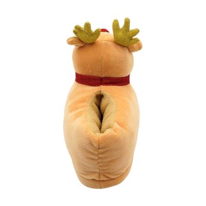 Pantofole in peluche a forma di <span class=keywords><strong>cervo</strong></span> all'ingrosso, personalizzabili per Natale, pantofole da interno in peluche a forma di animale - Product Image 5