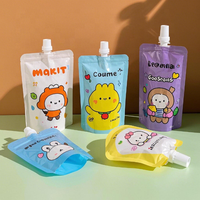 100ml 120ml 150ml 500ml Emballage de purée de fruits biologiques refermable écologique pour aliments pour bébés