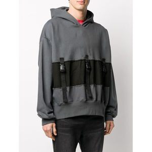 Sweat à capuche numérique en molleton de polyester/coton surdimensionné Saison d'hiver Essentials Dyed Plain Technique Respirant Excellent rapport qualité-prix - Product Image 5