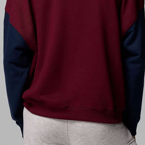 ColorBlock Design Women Sweatshirt For <b>Bulk</b> Orders With Front Zip Pockets For Comfort Casual Wear With Custiom Logo Cheap Rate - Product Image 6