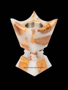 Brûleur d'encens en résine Faizacraft, bois et résine, porte-bakhoor, parfum d'oud arabe, encens Madhkan pour la maison, pour le Ramadan-Eid - Product Image 3