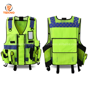 Nueva llegada chalecos de trabajo de seguridad reflectantes de la mejor calidad al por mayor cómodo Hi Vis poliéster sostenible Hi Vis servicio OEM - Product Image 2