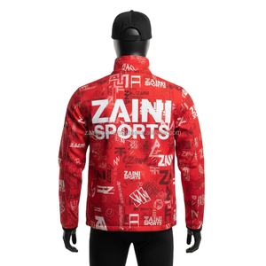 <b>Men</b> Premium Softshell <b>Jacket</b> Polyester Spandex Breathable Red Color Sublimation Custom Logo softshell <b>Jacket</b> for man - Product Image 2