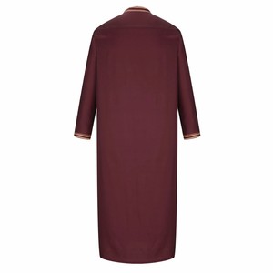 Nuevos hombres de alta calidad de moda Daffah Thobe Precio al por mayor Estilo árabe Thobe Jubba para hombres Transpirable - Product Image 2