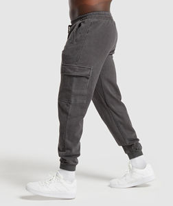 Pantalon de survêtement en molleton de coton avec logo personnalisé, chaud et durable, matériau souple, direct d'usine, adapté à la promotion ou à la vente en gros au détail - Product Image 3