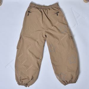Pantalones de nieve personalizados de alta calidad 2025 para hombres, impermeables, transpirables, OEM 100%, proveedor de poliéster, aislamiento ajustable con cremallera - Product Image 1