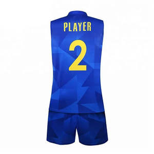 Fabricant de modèles personnalisés vente en gros d'uniformes de volley-ball ensemble court et maillot 100% polyester sublimation sport prix bon marché - Product Image 2