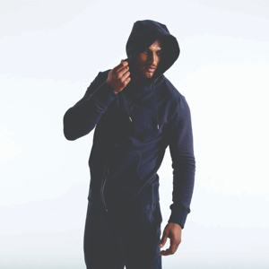 2025 última versión de lujo de algodón mezclado poliéster con capucha con bolsillos tarifas más baratas sudaderas con capucha forradas de satén para hombres - Product Image 3