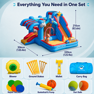 <span class=keywords><strong>Casa</strong></span> Gonfiabile Personalizzata OEM ODM a Tema Polizia, Mini Castello Gonfiabile con Scivolo in Oxford per Bambini - Product Image 2