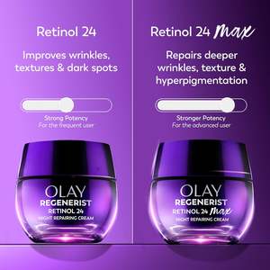Huile de Nuit au Rétinol Olay pour Femmes MAX, Hydratant Visage Anti-Âge Bio à l'Huile de Rose et d'Olive, Non Gras, Anti-Rides, Lissant - Product Image 4