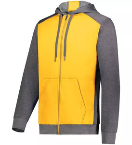 Sweat-shirt à capuche zippé personnalisé pour hommes, de haute qualité, 100% coton respirant, avec poche, pour l'automne, tailles personnalisées - Product Image 1