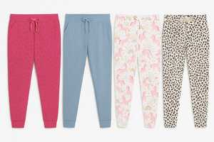 Women's Comfortable <b>Elastic</b> Waist Drawstring <b>Lace</b> Printed Trousers High-Waist Casual Straight 100% Cotton Low Price Animal - Product Image 5