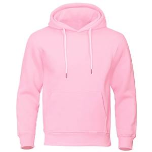 Sweat-shirt en polaire pour homme, automne-hiver, chaud, décontracté, couleur unie, streetwear, pulls, sport, école, mode, vente flash, sweat-shirts à capuche - Product Image 3