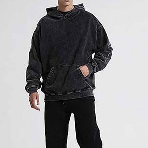 Sweat à capuche surdimensionné de base pour hommes et femmes-Sweats à capuche en polaire style streetwear solide pour femmes et hommes - Product Image 3