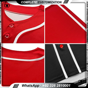 เสื้อเบสบอลราคาไม่แพงพร้อมหมายเลขชื่อที่กำหนดเองและรูปแบบที่ทันสมัย - Product Image 2