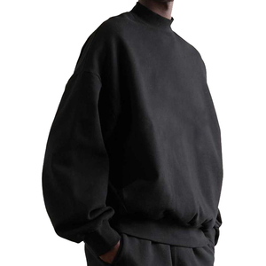 Haute qualité 400gsm blanc coton français éponge pull surdimensionné col rond sweat à capuche hommes ODM été sweats à capuche sweats - Product Image 4