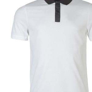 Polo de golf respirant blanc pour homme, extensible et à séchage rapide, idéal pour l'été – Vêtements de sport courts personnalisables pour homme BY HI - Product Image 2