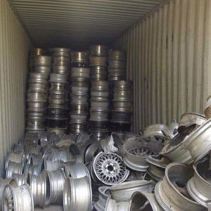 High Purity 99% Aluminum Wheel <b>Alloy</b> Compressed <b>Metal</b> Recycling Material - Product Image 4