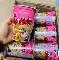 ACCEPT OEM Instant Noodles Cups Shrimp Hot & Sour Flavour - Hao Hao Instant Ramen Noodle 67g Delicious Quick Cooking Viet Nam