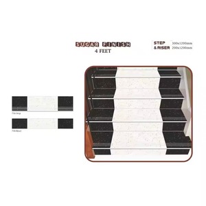 Azulejos elevadores escalonados antideslizantes vitrificados mate indio Vistaar 1200x300mm escaleras de porcelana suelo Ceramika - Product Image 4