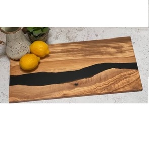 Planche à découper en bois d'acacia, usage quotidien, ustensile de cuisine multifonctionnel, finition naturelle. - Product Image 4