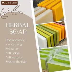 Jabón de cúrcuma suavizante, iluminador y refrescante: jabón natural hecho a mano al por mayor, superventas. - Product Image 2