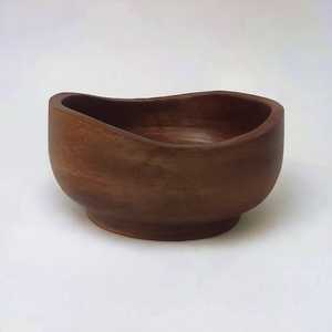 Vajilla de madera de mango artesanal indio de diseño único, bandejas de ensalada de frutas secas naturales, platos decorativos para vacaciones de Navidad - Product Image 6