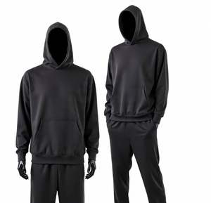 Survêtements personnalisés 2026 avec logo, entraînement, jogging, sweats à capuche confortables, ensembles deux pièces, survêtements surdimensionnés respirants pour hommes - Product Image 2