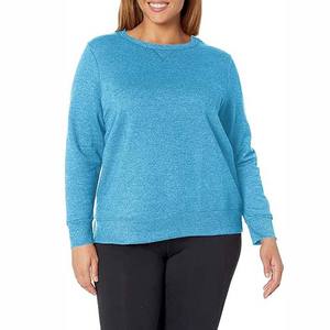 Wholesale Hoodies Custom Design Women's Breathable Plain Sweatshirts Plus Size Hoodies & Sweatshirts Crewneck Fleece 320g - Product Image 1