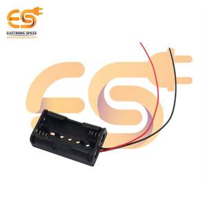 Electronic AA 2-Cell Spices Soporte de batería Estuche de plástico duro con cable Paquete de 3 voltios de 1 accesorio - Product Image 4