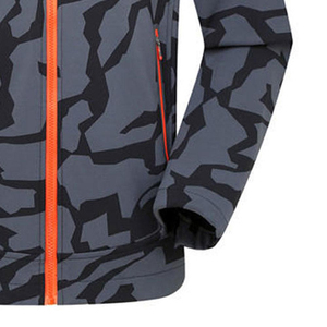Custom Logo Men 100% Polyester Sports Outdoor Jacket Softshell Light Hiking Running Wear Zip up <b>Windbreaker</b> - Product Image 5