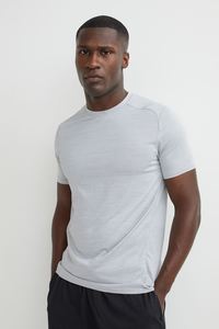 T-shirt blanc léger de sérigraphie 100% coton coupe ample de qualité en gros pour hommes - Product Image 3