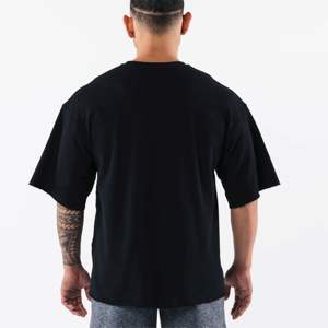 Ropa de hombre, camiseta de gran tamaño, ropa de calle de algodón 100, camisetas Vintage con logotipo personalizado en blanco de Hip Hop - Product Image 4