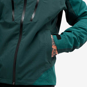 Chaqueta Impermeable de Alta Calidad con Capucha, Informal, Lisa, Teñida, de Lona, Cortavientos, para Senderismo, Caza y Actividades al Aire Libre - Product Image 3