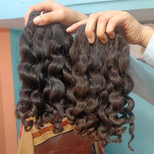 Extensions de cheveux humains indiens non traités, cuticules naturelles de qualité alignée, 100%, traitement chimique gratuit, doux et confortable - Product Image 1