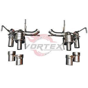 Système d'échappement électronique à valve en acier inoxydable doré Vortex pour Ferrari FF avec système d'échappement catback à valve - Product Image 1