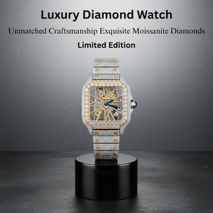 Montres de luxe analogiques carrées mécaniques ETA faites à la main en gros, avec moissanite, passent le testeur de diamants, montres pour hommes en acier inoxydable de haute qualité - Product Image 3