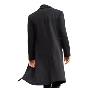 2025เสื้อโค้ทขนสัตว์น้ำหนักเบาของผู้ชายเสื้อโค้ทยาวฤดูหนาวที่อบอุ่นสบายๆดีไซน์ทันสมัย - Product Image 2