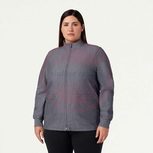 Uniformes Unisex de Manga Larga Personalizados, Chaquetas de Enfermería de Algodón con Bolsillos, Uniformes de Hospital - Product Image 5