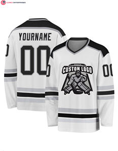 Maillot de hockey Royal-Red blanc personnalisé Propre service OEM d'impression par sublimation disponible - Product Image 3