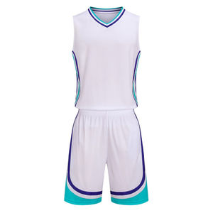 Ensemble de maillots de basket-ball personnalisés pour hommes séchage rapide uniforme respirant imprimé Technics nouveau design maillot de retour grande taille Option - Product Image 1