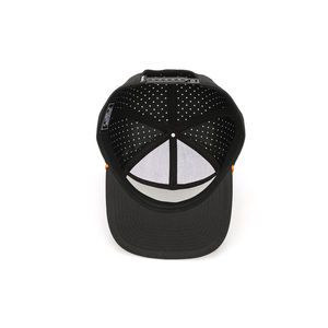 Dernier classique oem personnalisé étanche laser perforé 6 panneau respirant camionneur baseball snapback hydro casquette chapeau utilisation sportive - Product Image 6