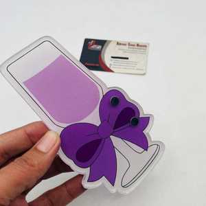 Bebida de Moca con Arándanos Acrílicos, Flor de Mariposa, Personalizable, Ecológica, Sostenible, Precio al por Mayor, Azulejo para Pestañas, OEM - Product Image 5