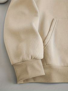 Vente en gros Personnalisé Designer Inspiré Pressé à Chaud Doux Sol Étiquette de Transfert de Chaleur Vêtements Sweat à Capuche pour Femmes - Product Image 5