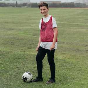 Reversible Soccer <b>Training</b> Bib Lightweight Quick Dry Mesh <b>Vest</b>, Breathable for <b>Football</b> Basketball Rugby and Outdoor Practice - Product Image 5